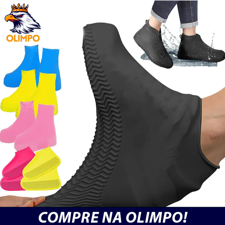 Capa Para Sapatos Látex Impermeável Proteção Contra Chuva, Lama , Acessórios Para o Ar Livre